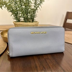 Michael Kors Light Blue Wallet